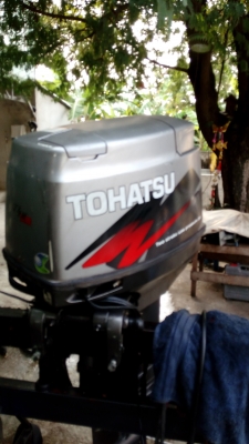 เครื่องเรือเร็วtohatsu40แรง2จังหวะระบบหัวฉีดพร้อมทิมยกหางไฟฟ้า