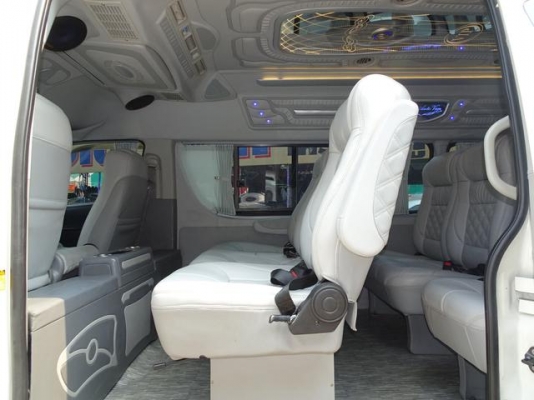 โทร 0922726669 ตันหยงเบสท์รถตู้ฝั่งธน COMMUTER ปี 2007 เบนซิน CNG แต่งวีไอพี เบาะหนัง 3 แถว ราคา 629,000 บาท