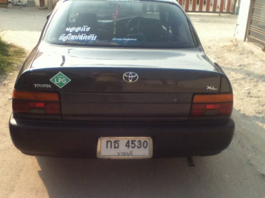 TOYOTA COROLLA โฉมสามห่วง ปี 36 เครื่อง 1300 เกียร์ mt สีเทา แอร์ วิทยุ ติดแก๊สแล้ว ขาย 45000