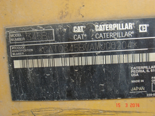 ขาย รถขุด CAT 345BL