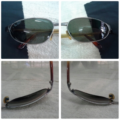 แว่นตาวินเทจ เรย์-แบน นักล่า  B&amp;L RAY-BAN FLIGHT PREDATOR USA  ราชสีห์เงิน!  รุ่นหายาก!  อเมริกันตัวแท้!