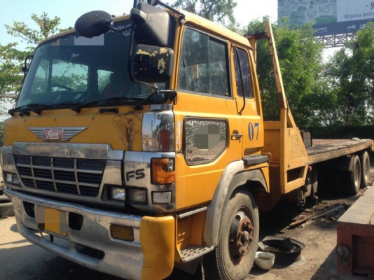 ขายด่วนครับ เทรนเลอร์บรรทุกแบคโฮ HINO เครื่อง EK100 260 แรงพร้อมใช้ครับ