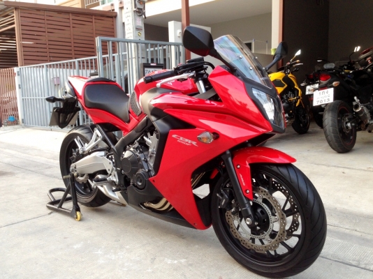 ((ดาวน์48000)) ขาย CBR650f ปี2014 สีแดง สภาพดี ราคา 248000 บาท(รับเทริ์น)