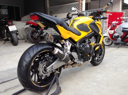 ((ดาวน์ 39000 )) ขาย CB650f ปี2014 สีเหลือง ท่อสูตร ราคา239000บาท(รับเทริ์น)