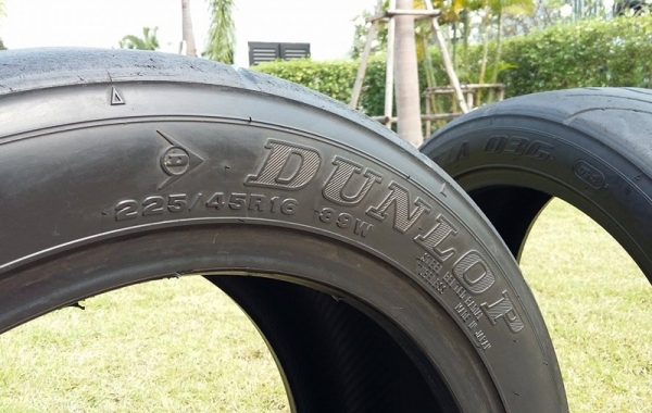 ยางซอฟ,225-45-16 Dunlop 03G ปี08 คุู่ละ 1,500