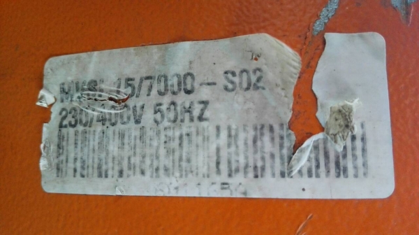 Sell>> มอเตอร์สั่น-เขย่า ITALVIBRAS Made in ITALY ตัวใหญ่ขนาด 7 HP. 380V. สภาพใหม่ 98\% ใช้งานมาน้อยสดมาก