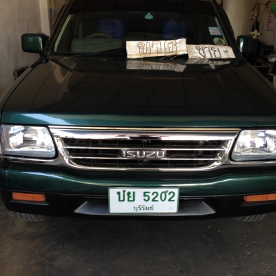 ขายรถกระบะอีซูซุสเปคแค็ป  (รุ่นแป๊ะยิ้ม ) ปี 1995