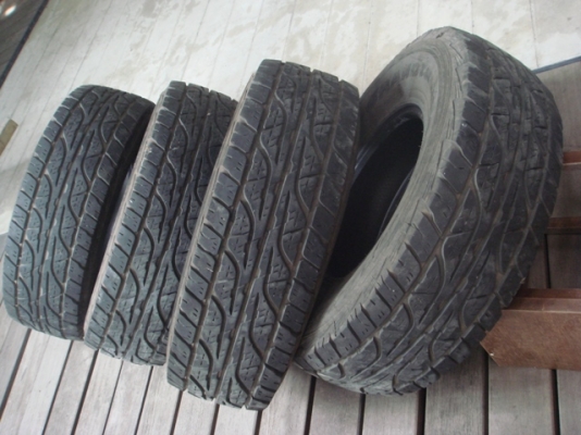 ยางออฟโรด dunlop grandtrek at3 japan4เส้นสภาพสวยดอกเยอะครับ ขนาด285 75 16ยางปลายปี 12ครับมีปะ1จุด1เส้นรับของแถวแฟชั่นไอแลนด์ครับ ยางออฟโรด dunlop grandtrek at3 japan4เส้นสภาพสวยดอกเยอะครับ ขนาด285 75 16ยางปลายปี 12ครับมีปะ1จุด1เส้นรับของแถวแฟชั่นไอแลนด์ครับ