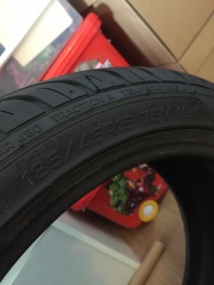 ยาง Nankang Ultra Sport NSII 185-45-15 ปี 2015