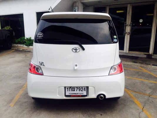 Toyota BB สีขาวมุก รถแท้ วิ่งน้อย สภาพสวยจัด บอกเลยค่ะ