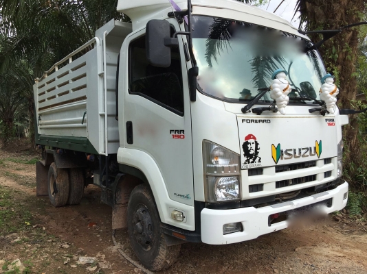 รถอีซูซุ 6 ล้อดั้ม FRR 190 แรงม้า  ปี 55.  ( รถวิ่ง 14x,xxx กม. )     สนใจติดต่อ  081 - 6079515