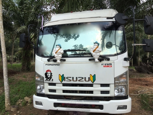 รถอีซูซุ 6 ล้อดั้ม FRR 190 แรงม้า  ปี 55.  ( รถวิ่ง 14x,xxx กม. )     สนใจติดต่อ  081 - 6079515