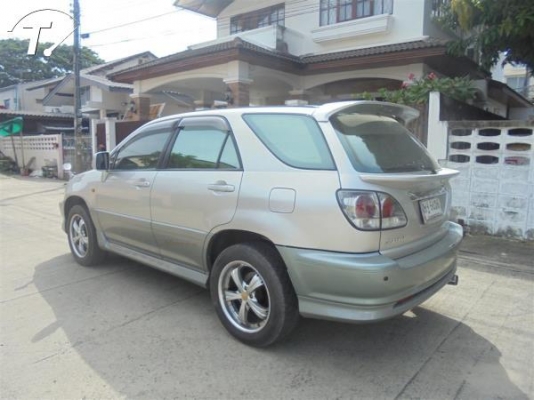 TOYOTA HARRIER 3.0 FOUR โฉม ปี99-01 สีบรอนซ์ทอง เกียร์ออโต้ ติดแก๊ส LPG TOYOTA HARRIER 3.0 FOUR โฉม ปี99-01 สีบรอนซ์ทอง เกียร์ออโต้ ติดแก๊ส LPG