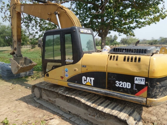 ขายรถแบคโฮ CAT 320 DL เอกสารใบแจ้งจำหน่าย 7471 ชม.รถ JAPAN ราคา 1800000