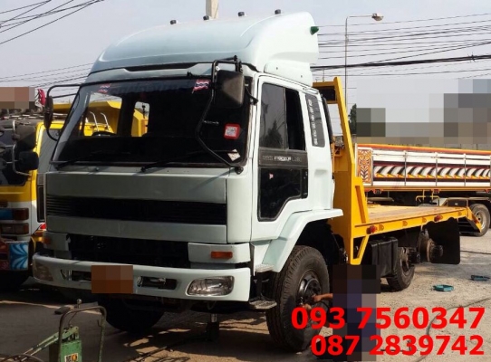 ขายรถเทนเลอร์(รถประกอบ)บรรทุกแบคโฮ 10 ล้อ 2 เพลา ISUZU  240 แรงม้า