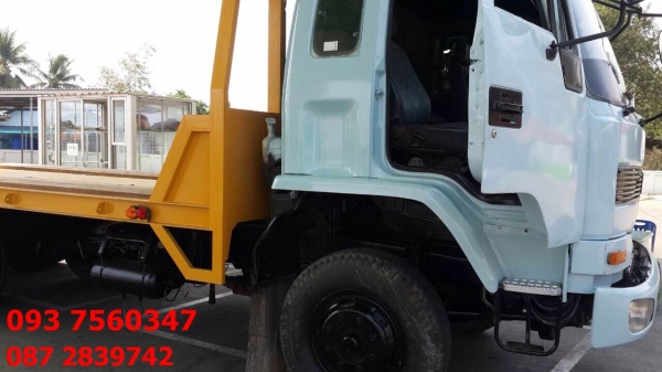 ขายรถเทนเลอร์(รถประกอบ)บรรทุกแบคโฮ 10 ล้อ 2 เพลา ISUZU  240 แรงม้า