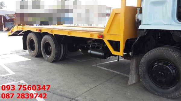 ขายรถเทนเลอร์(รถประกอบ)บรรทุกแบคโฮ 10 ล้อ 2 เพลา ISUZU  240 แรงม้า