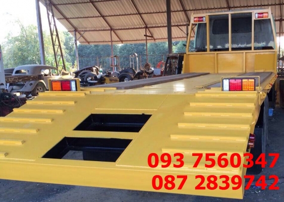 ขายรถเทนเลอร์(รถประกอบ)บรรทุกแบคโฮ 10 ล้อ 2 เพลา ISUZU  240 แรงม้า