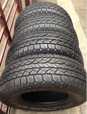ยาง All Yokohama 265 70 16 ดอกเต็มไม่มีปะ ใช้งานน้อยมาก ราคาไม่แพง