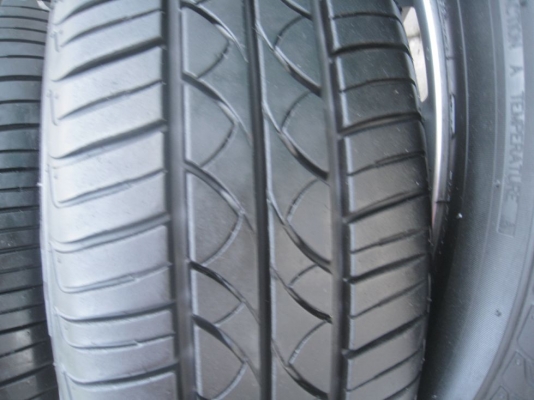 ขายล้อแม็กเดิม nissan march 15"x5.5" 4/100 et50 +ยางปี12(081-3747940 )