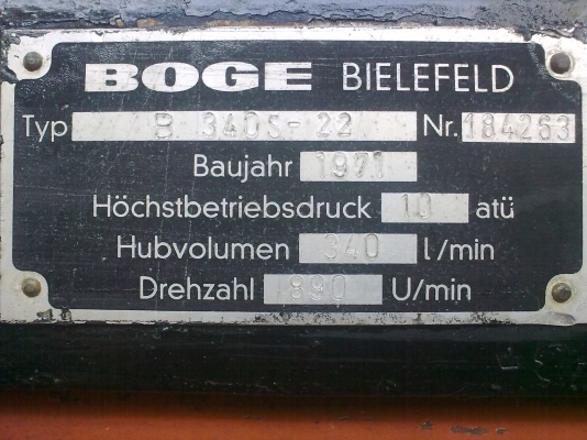 ปั้มลม BOGE.