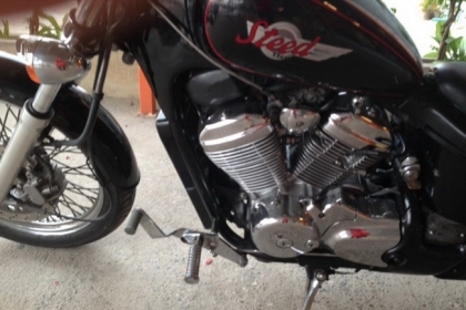 ขาย honda steed400 ปี94 ทะเบียนแท้ โอนขนส่งทั่วไทย เครื่องดีมาก