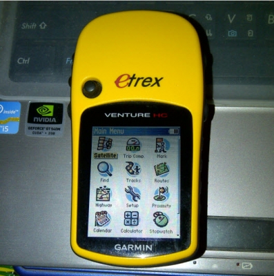 ขาย GPS ใช้วัดขนาดที่ดินสำหรับรถเกี่ยวข้าว รถไถ GPS Garmin มือสอง รุ่น eTrex Venture HC