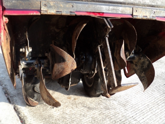 รหัส:12000494รถพรวนดินเดินตามMITSUBISHI G510Lเบนชิล(5.0ps)มีชุดพรวนดินกลมกว้าง50cm.www.nihonmono.com