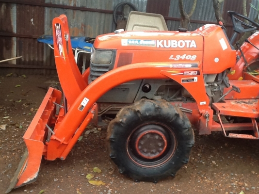 คูโบต้า L3408 4 WD 2 เพลา ใบมีดหน้าสเปเชี่ยว โรตารี่หลัง เดิมๆครับ