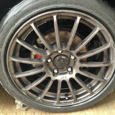 ขายล้อขอบ 17x7.5 5 รู 114.3 พร้อมยาง toyo