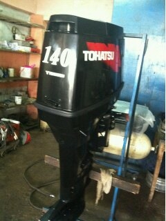 เครื่องOutbord โตฮัทสุ 140 แรงครับของใหม่  คุณวุฒ 081-9399730