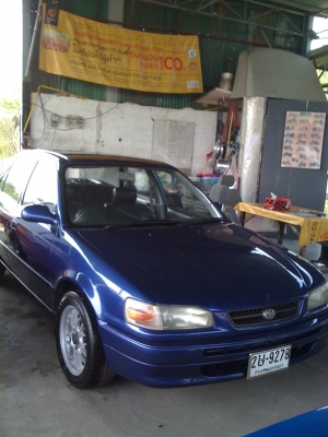 ปี 1996 โตโยต้า โคโรล่า GXI ใช้เงินดาว์นแค่ 5,000 บาท เท่านั้นจริงๆ พ.เพเวอร์ เบาะหนัง ล้อแม็กขอบ 15 รถเจ้าของเดียวตั้งแต่ออกห้าง สภาพดีสีเดิม ภายในภายนอกสวยมาก เครื่องช่วงล่างดี แอร์ เย็นเจี๊ยบ เครื่องเสียงพร้อม ซื้อไปใช้ได้เลยไม่ต้องไปซ่อมเพิ่มเติมรับปร