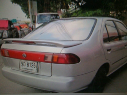 ปี 1996  นิสสัน ซันนี EX ก.ออโต้  ดาว์น 5,000 ผ่อนเดือนละ 3 พันกว่าๆเท่านั้นเองครับ สีเงิน(ตะกั่ว), เกียร์อัตโนมัติ, แอร์, วิทยุ, เทป, พ.พาวเวอร์, ก.ไฟฟ้า, ซ. ล็อก, เบาะกำมะหยี่ กระจกมองข้างปรับไฟฟ้า ,สปอยเลอร์หลัง ติดแก๊ส LPGรถสวยมาก