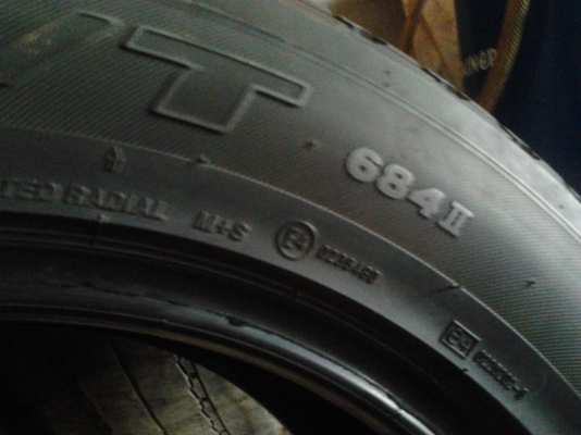ขายยาง \% BS Dueler 684II  255/60/18 ปลายปี 10 ทั้งหมด 4 เส้น