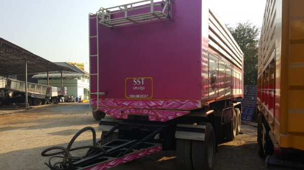 ขายหางพ่วงดั้ม3เพลายาว7เมตรยางฟายโตน90\%12เส้นเพลาZMรถปีกว่า ขายหางพ่วงดั้ม3เพลายาว7เมตรยางฟายโตน90\%12เส้นเพลาZMรถปีกว่า