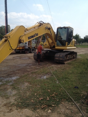 ขายรถแบคโฮ KOMATSU PC160-8 เอกสารใบแจ้งจำหน่าย 5576 ชม.ราคา 1600000