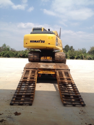 ขายรถแบคโฮ KOMATSU PC160-8 เอกสารใบแจ้งจำหน่าย 5576 ชม.ราคา 1600000