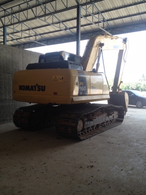 ขายรถแบคโฮ KOMATSU PC160-8 เอกสารใบแจ้งจำหน่าย 5576 ชม.ราคา 1600000