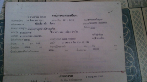 ขายรถ 10 ล้อดั้ม / ISUZUร๊อกกี้ 240 นางฟ้า ( มีระบบลากลูกพร้อม ) ขายรถ 10 ล้อดั้ม / ISUZUร๊อกกี้ 240 นางฟ้า ( มีระบบลากลูกพร้อม )