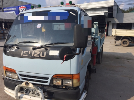 6ล้อดั้ม88แรงติดเครน2.5ตัน ISUZU NKR55EX5S-7105090 เครื่อง4JB1 ฝาขาว เดิมๆ..สภาพดี พร้อมใช้ เล่มพร้อม