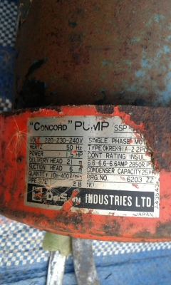 ปั้มน้ำญี่ปุ่นขนาด 3  นิ้ว