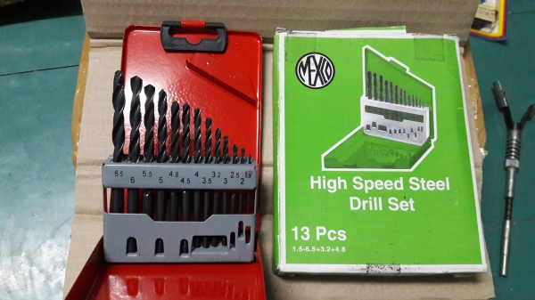 ขายดอกสว่านเบอร์มิลชุด13ดอกMAXCO High Speed Steel Drill Set