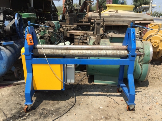 Sell> ขายเครื่องม้วนเหล็กแผ่น หน้ากว้าง 4 ฟุต พร้อมหัวม้วนแป๊ปในตัว ม้วนหนา 3 มิล เครื่องใหม่ไม่เคยใช้งาน