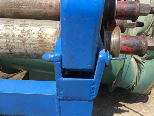 Sell> ขายเครื่องม้วนเหล็กแผ่น หน้ากว้าง 4 ฟุต พร้อมหัวม้วนแป๊ปในตัว ม้วนหนา 3 มิล เครื่องใหม่ไม่เคยใช้งาน