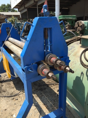 Sell> ขายเครื่องม้วนเหล็กแผ่น หน้ากว้าง 4 ฟุต พร้อมหัวม้วนแป๊ปในตัว ม้วนหนา 3 มิล เครื่องใหม่ไม่เคยใช้งาน