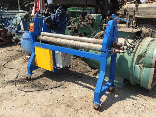 Sell> ขายเครื่องม้วนเหล็กแผ่น หน้ากว้าง 4 ฟุต พร้อมหัวม้วนแป๊ปในตัว ม้วนหนา 3 มิล เครื่องใหม่ไม่เคยใช้งาน