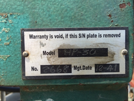 Sell> แท่นอัด TMC 30T. ตัน รุ่นเก่า เหล็กหนา อัดโครงไม่คด พร้อมใช้งาน Sell> แท่นอัด TMC 30T. ตัน รุ่นเก่า เหล็กหนา อัดโครงไม่คด พร้อมใช้งาน