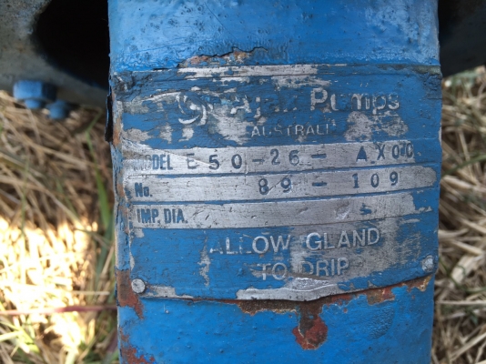 Sell> ขายปั้มส่งน้ำแรงดัน ใบพัดทองเหลือง ยี่ห้อ AJAX Australia มี 10 ตัว เข้า 2" ออก 2.5" // เข้า 2.5" ออก 3" นิ้ว หมุนนิ่มทุกตัว