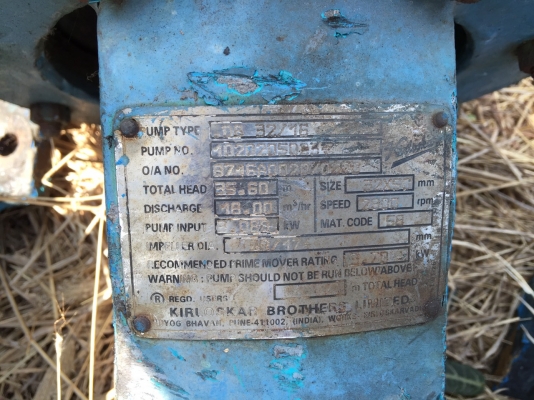 Sell> ขายปั้มส่งน้ำแรงดัน ใบพัดทองเหลือง ยี่ห้อ AJAX Australia มี 10 ตัว เข้า 2" ออก 2.5" // เข้า 2.5" ออก 3" นิ้ว หมุนนิ่มทุกตัว