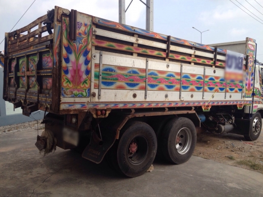 ขายรถบรรทุกสิบล้อดัมพ์ Mitsubishi M6 FN627 เครื่อง 240 แรง 2 เพลา กระบะดัมพ์มิเนียม ทะเบียนพร้อม